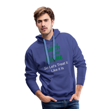 Load image into Gallery viewer, The Earth is Our Home Men’s Premium Hoodie - royal blue
