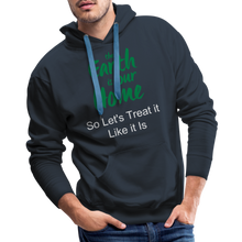 Load image into Gallery viewer, The Earth is Our Home Men’s Premium Hoodie - navy
