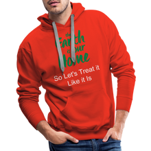 Load image into Gallery viewer, The Earth is Our Home Men’s Premium Hoodie - red

