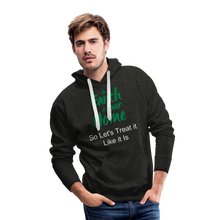 Load image into Gallery viewer, The Earth is Our Home Men’s Premium Hoodie - charcoal grey
