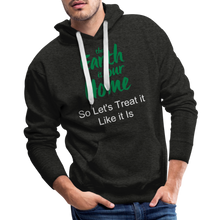 Load image into Gallery viewer, The Earth is Our Home Men’s Premium Hoodie - charcoal grey
