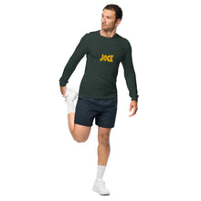 Load image into Gallery viewer, Jock Unisex Long Sleeve Tee with gold lettering
