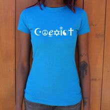 Load image into Gallery viewer, Coexist Symbols T-Shirt (Ladies)
